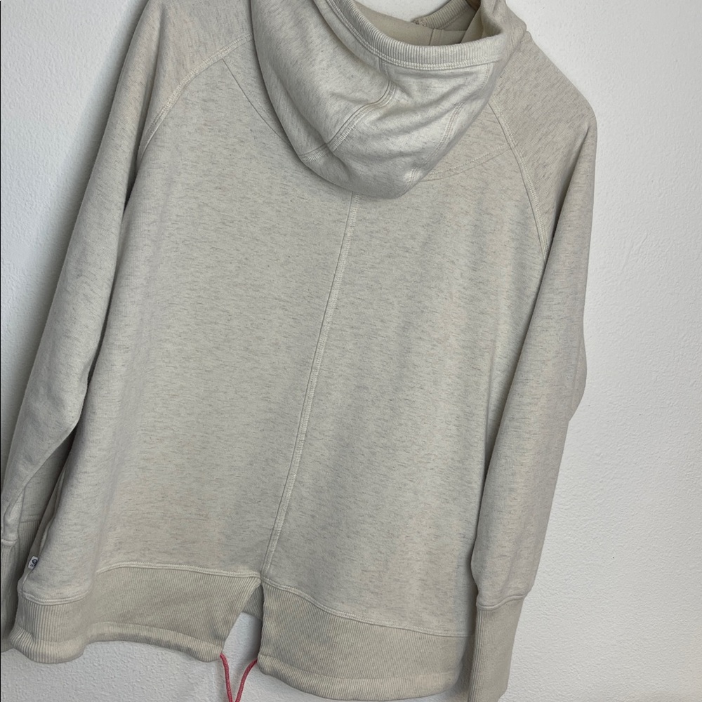 Mountain HardWear Fire Tower Oatmeal pullover hoodie L - Picture 6 of 11